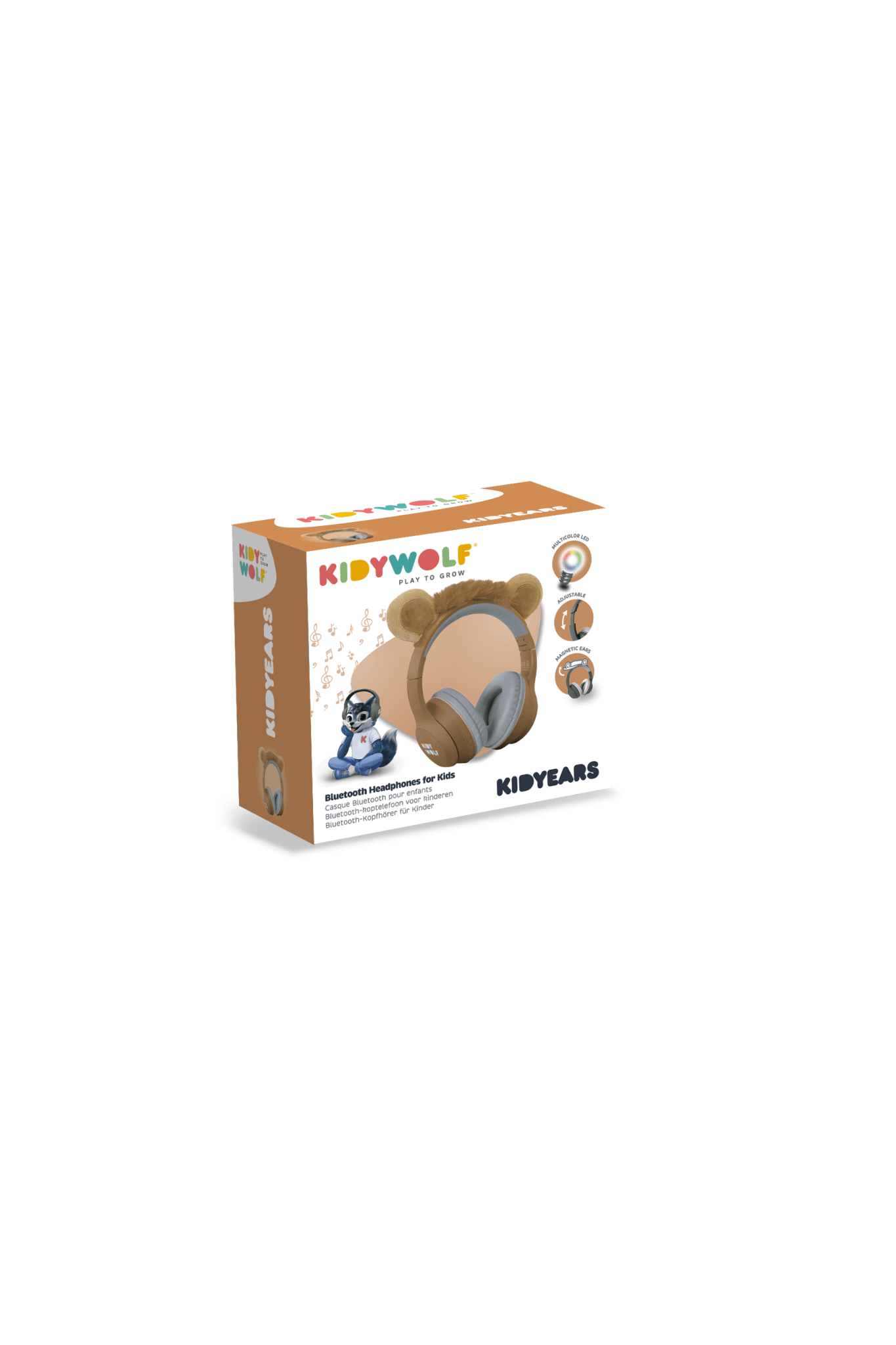 Kidywolf Kidyears Bluetooth - Lion van Kidywolf | Kids Conceptstore Le Fanfare