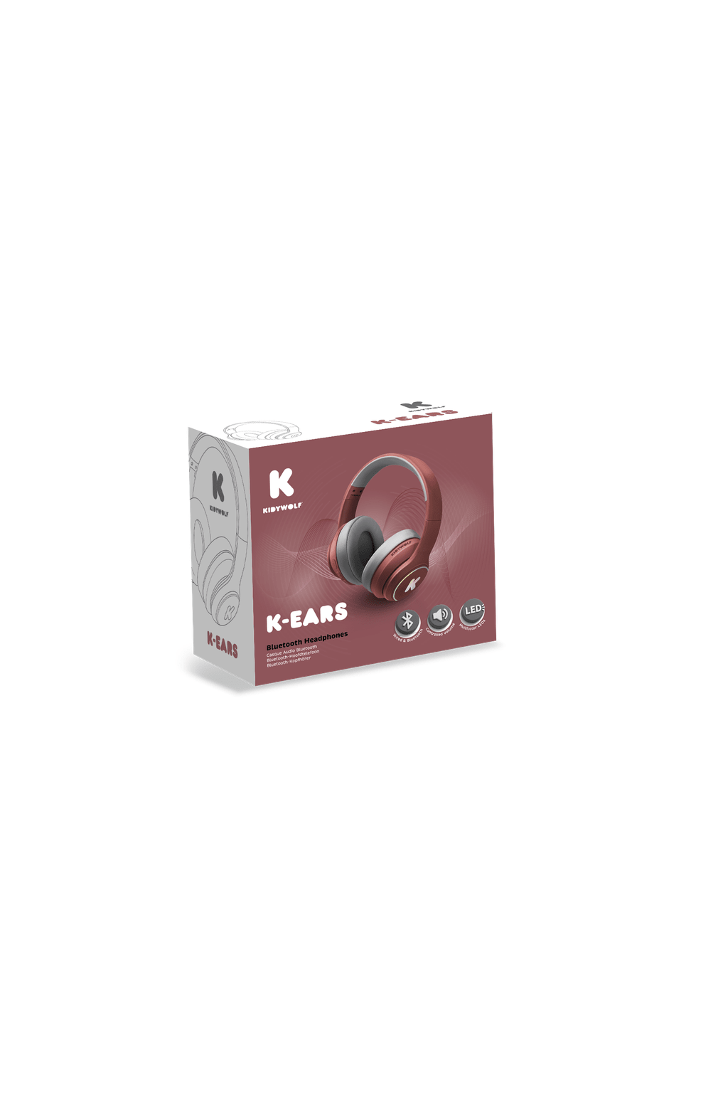 Kidywolf Kidyears Bluetooth - Red van Kidywolf | Kids Conceptstore Le Fanfare