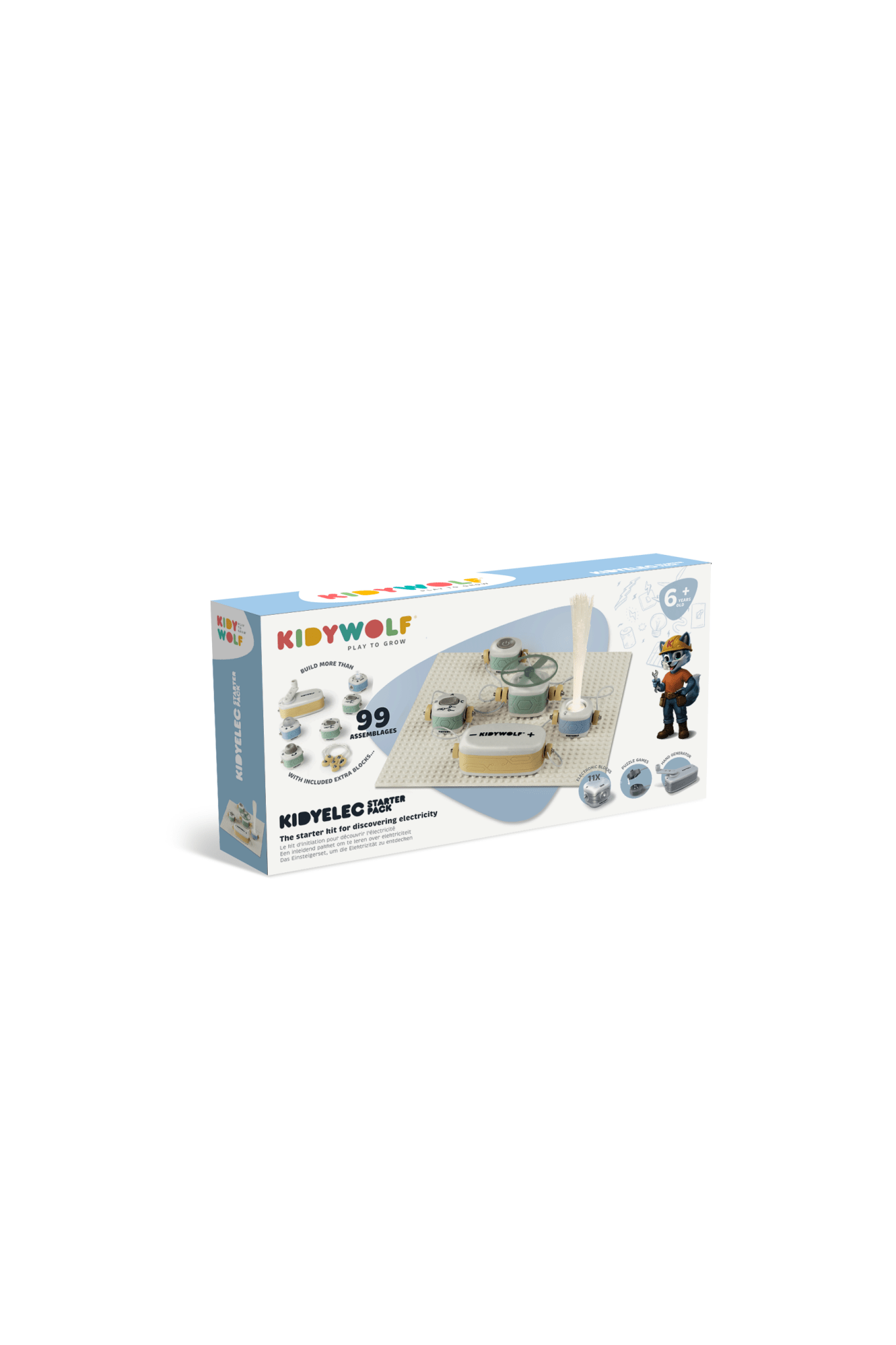Kidywolf Kidyelec-expert - 11 Pieces van Kidywolf | Kids Conceptstore Le Fanfare