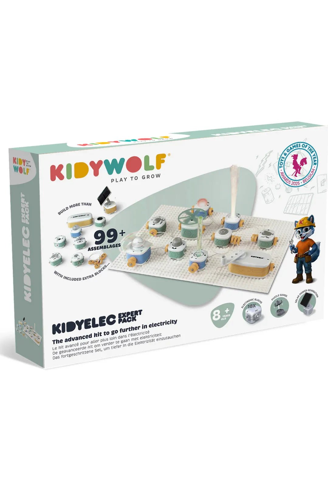 Kidywolf Kidyelec-expert - 18 Pieces van Kidywolf | Kids Conceptstore Le Fanfare