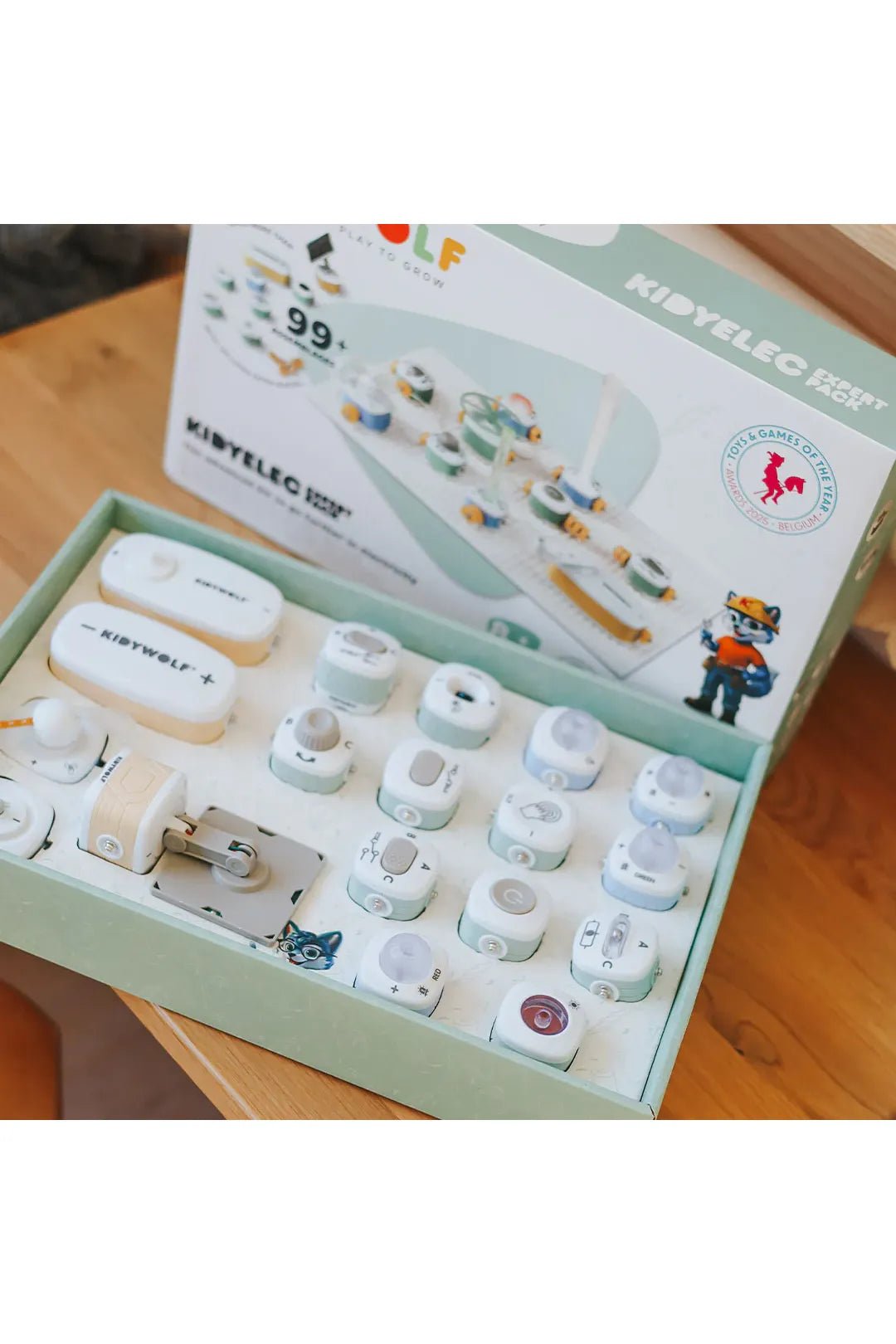Kidywolf Kidyelec-expert - 18 Pieces van Kidywolf | Kids Conceptstore Le Fanfare