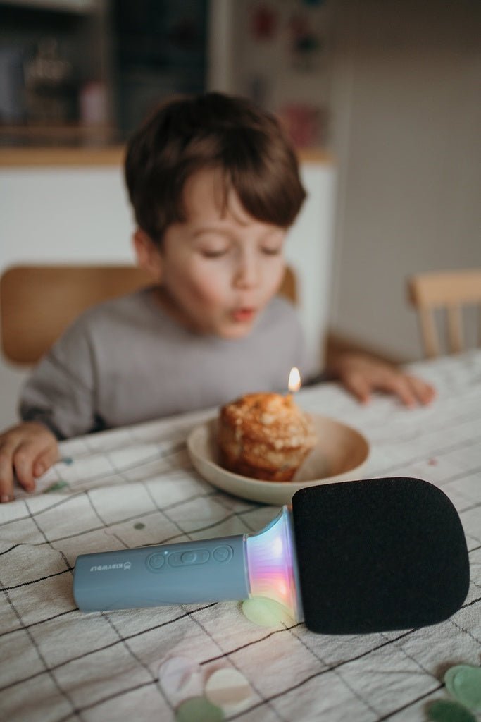 Kidywolf Kidymic - Micro Karaoke - Blue van Kidywolf | Kids Conceptstore Le Fanfare