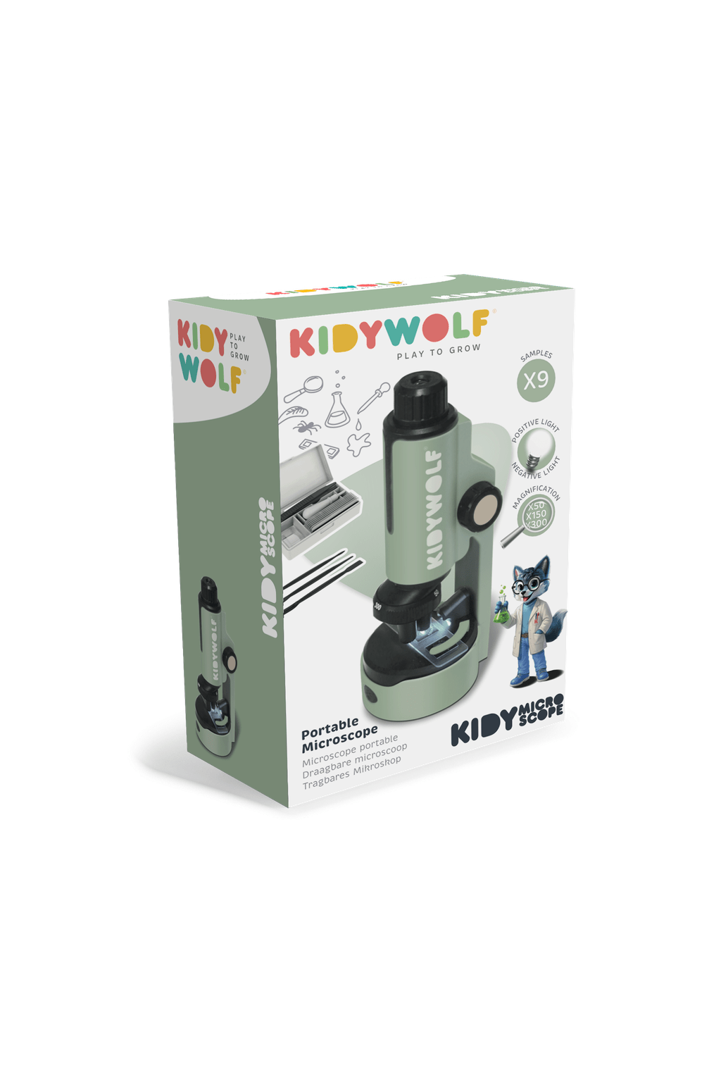 Kidywolf Kidymicroscope - Green van Kidywolf | Kids Conceptstore Le Fanfare