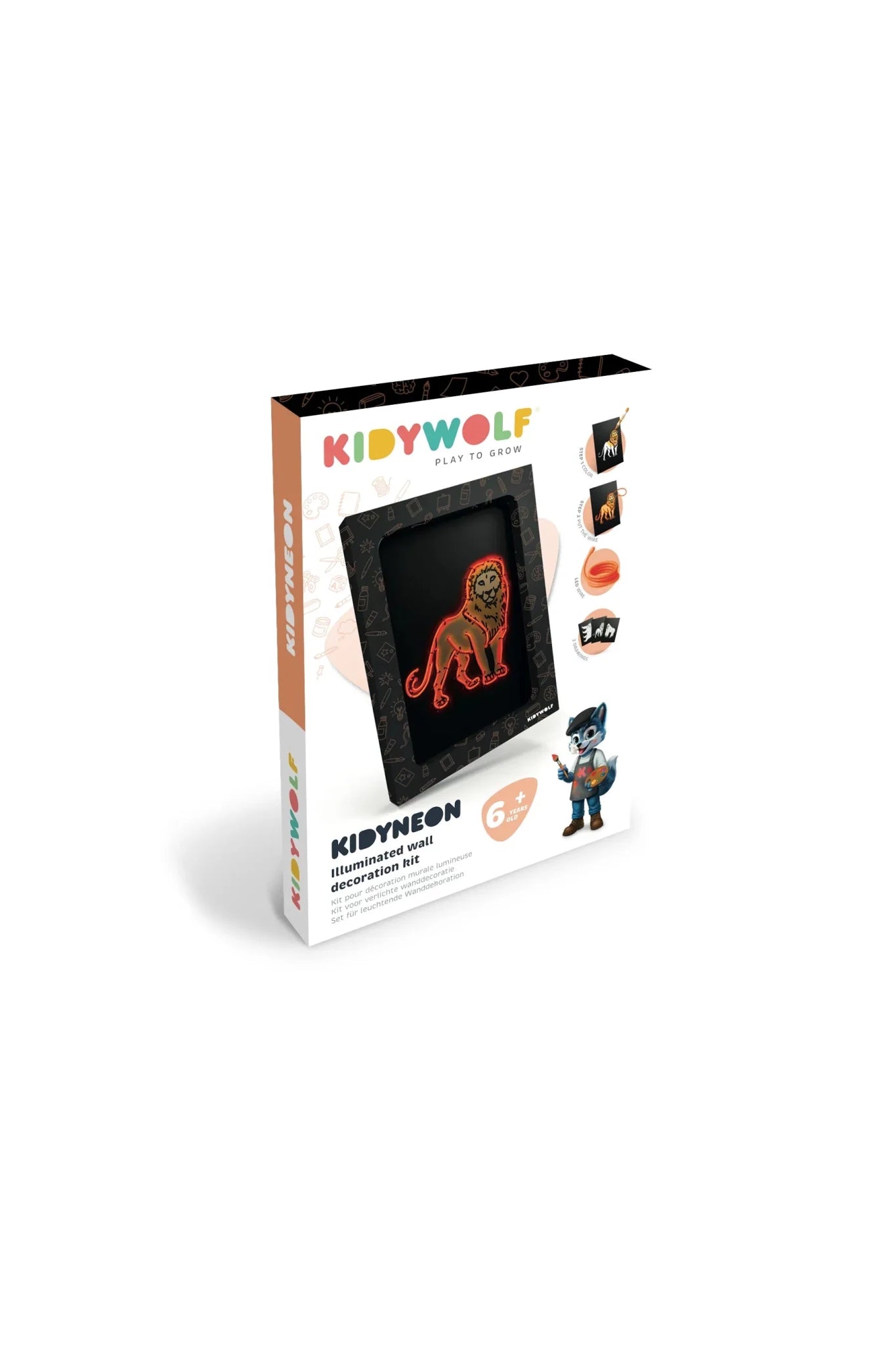 Kidywolf Kidyneon - Animals van Kidywolf | Kids Conceptstore Le Fanfare