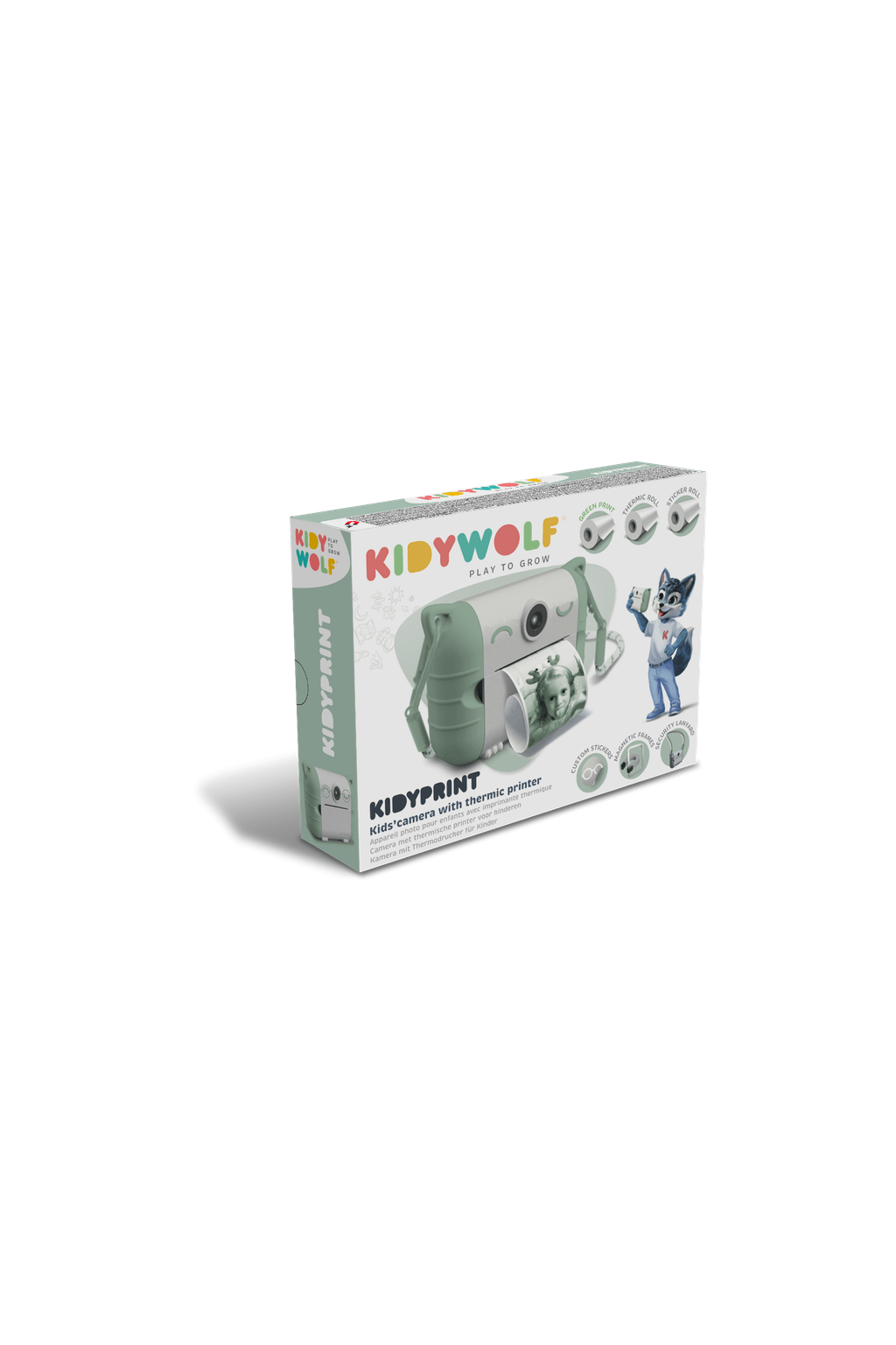 Kidywolf Kidyprint - Green van Kidywolf | Kids Conceptstore Le Fanfare