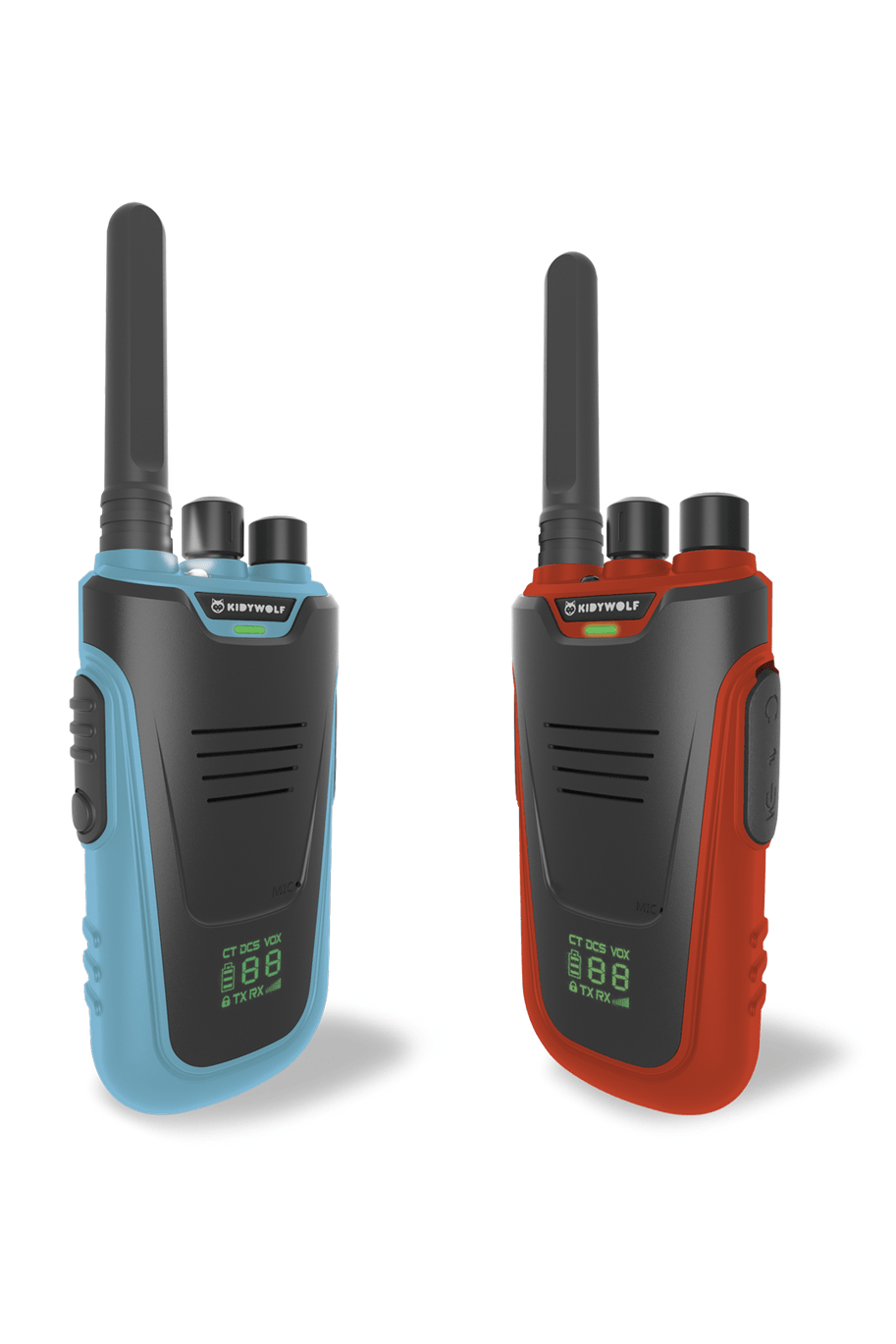 Kidywolf Kidytalk - Walkie Talkies - Blue-Red van Kidywolf | Kids Conceptstore Le Fanfare
