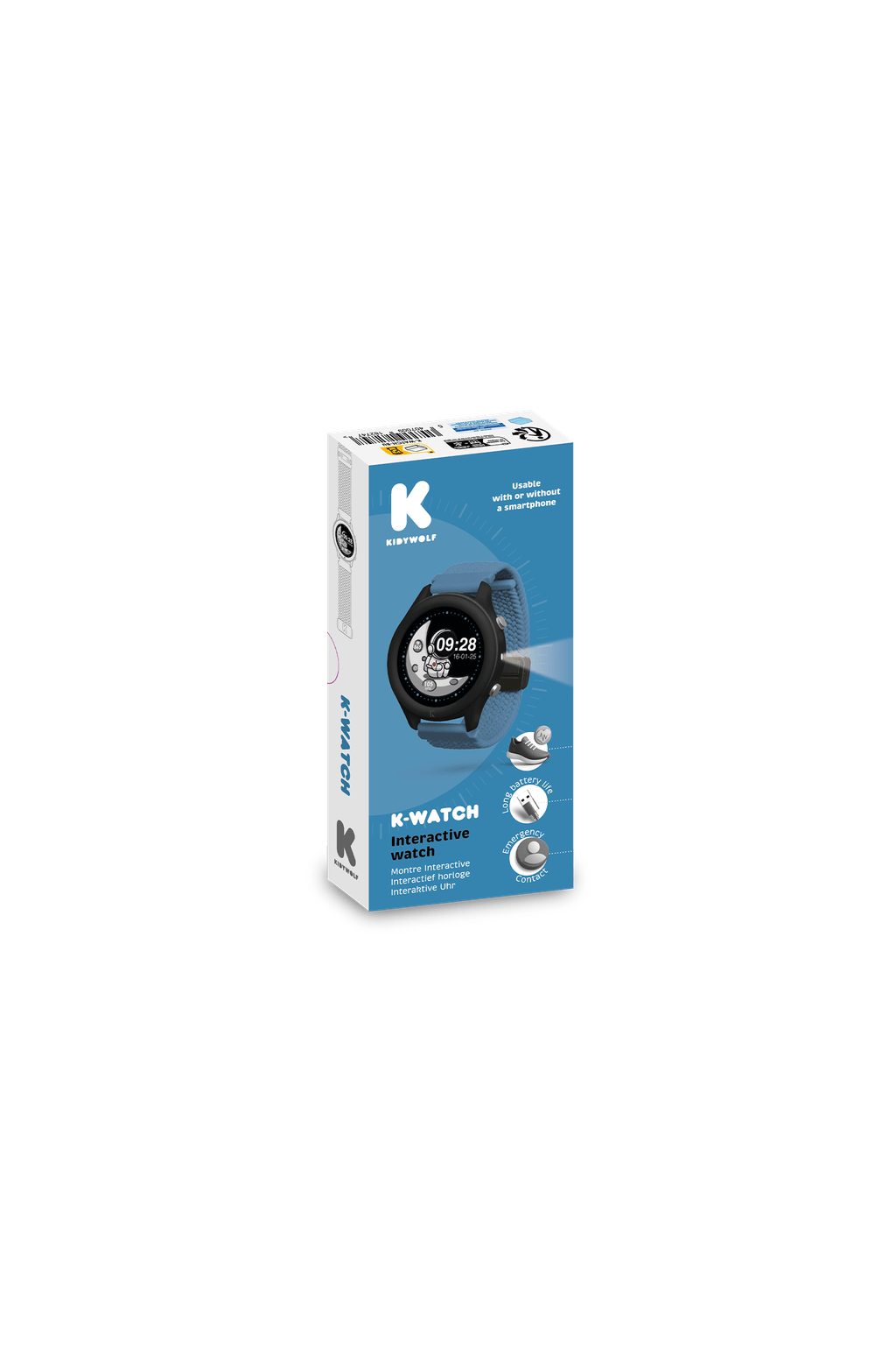 Kidywolf Kidywatch - Blue van Kidywolf | Kids Conceptstore Le Fanfare