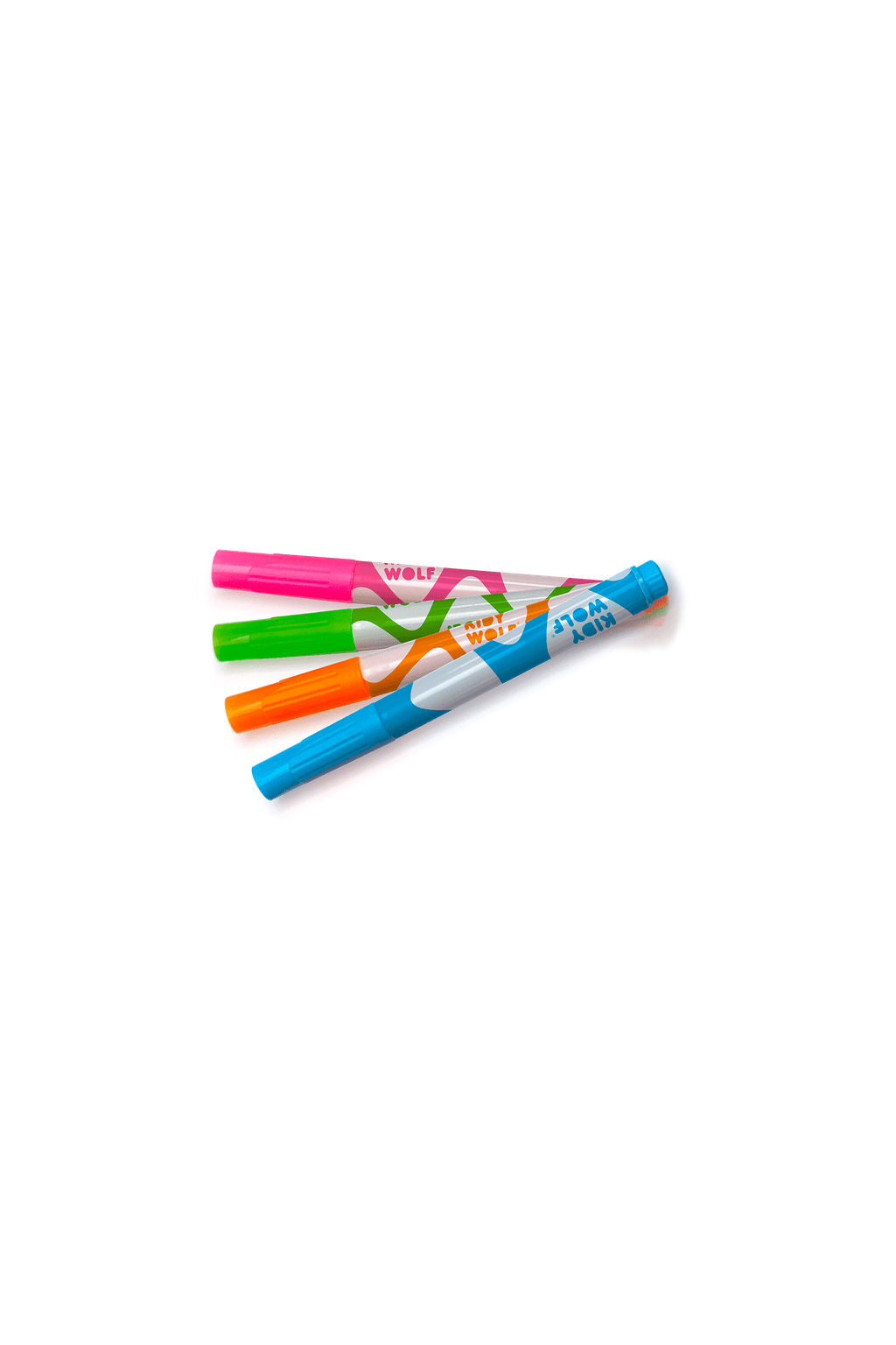 Kidywolf - marker blue green orange pink van Kidywolf | Kids Conceptstore Le Fanfare