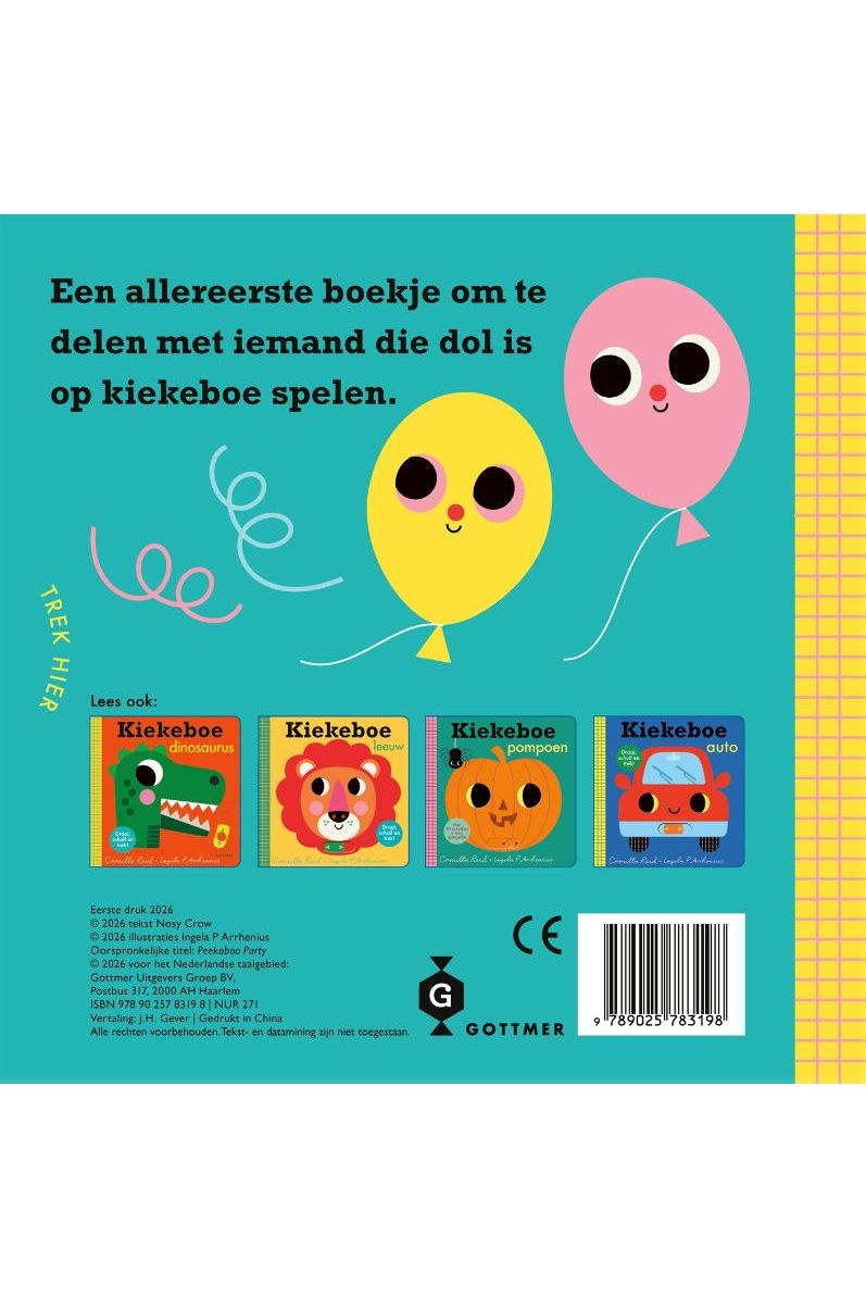 Kiekeboe feestje - Ingela P Arrhenius van Gottmer | Kids Conceptstore Le Fanfare