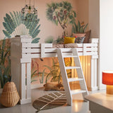 Hoogslaper Mees - Wit