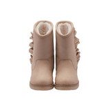 Kirsti Boots - Ivory Leather van Donsje Amsterdam | Kids Conceptstore Le Fanfare
