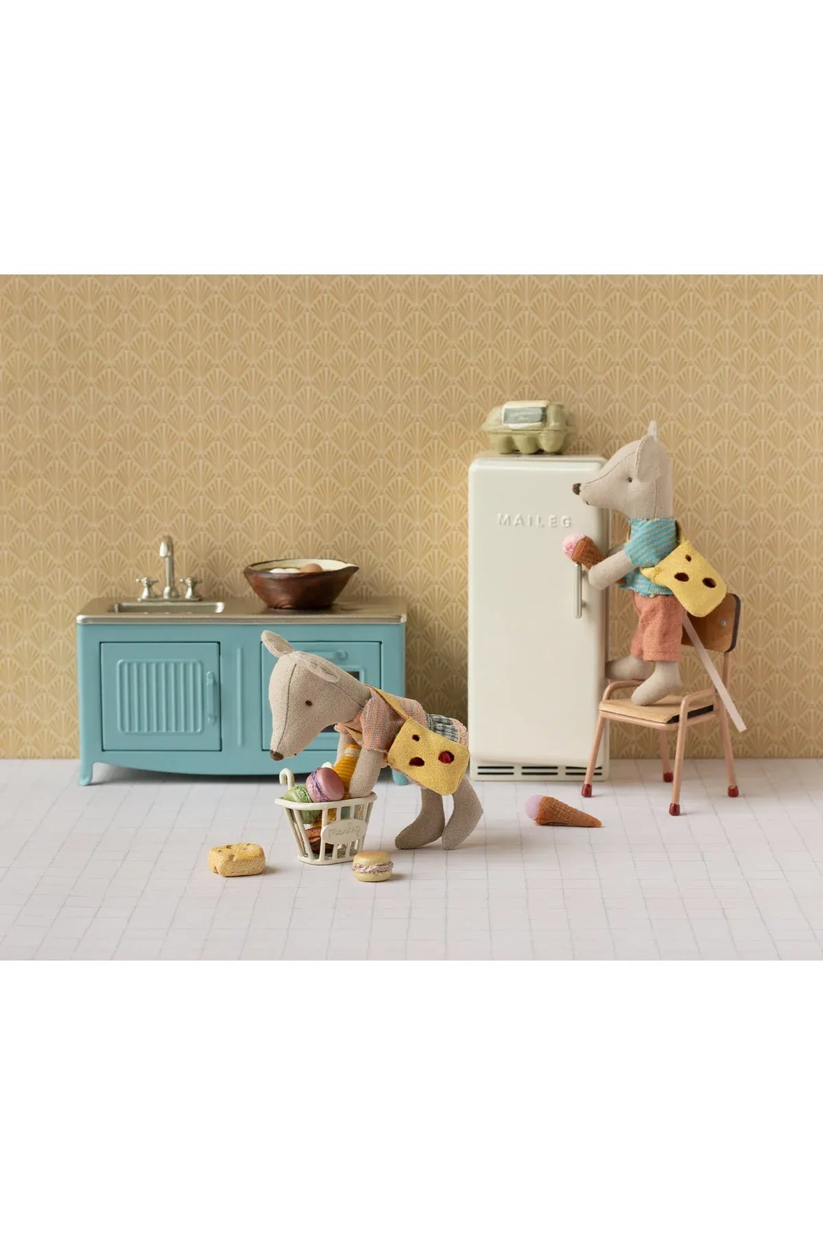 Kitchen, Mouse - Blue van Maileg | Kids Conceptstore Le Fanfare