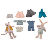 Klein Kledingkastje Koffer Le Grande Famille van Moulin Roty | Kids Conceptstore Le Fanfare