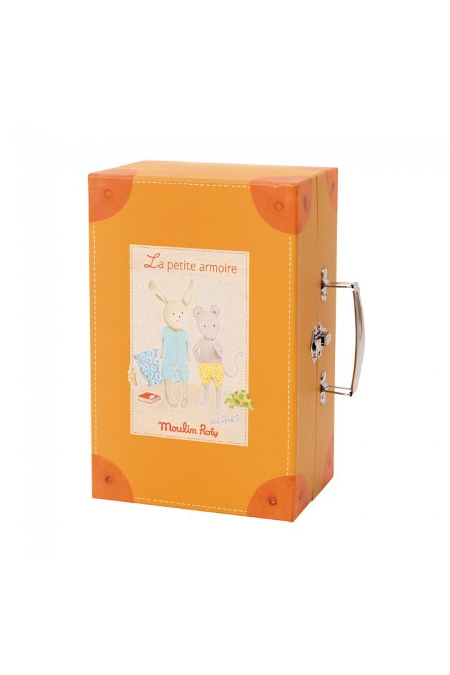 Klein Kledingkastje Koffer Le Grande Famille van Moulin Roty | Kids Conceptstore Le Fanfare