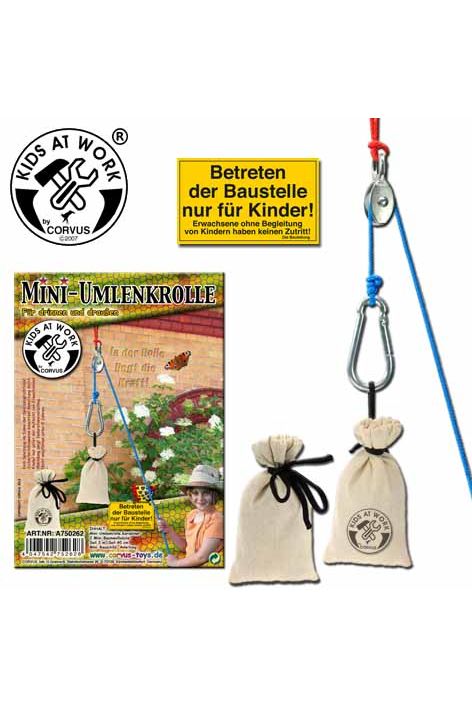 Kleine takelset 8x12cm van Kids at Work | Kids Conceptstore Le Fanfare