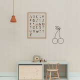 Behang Lijnenspel - Geel