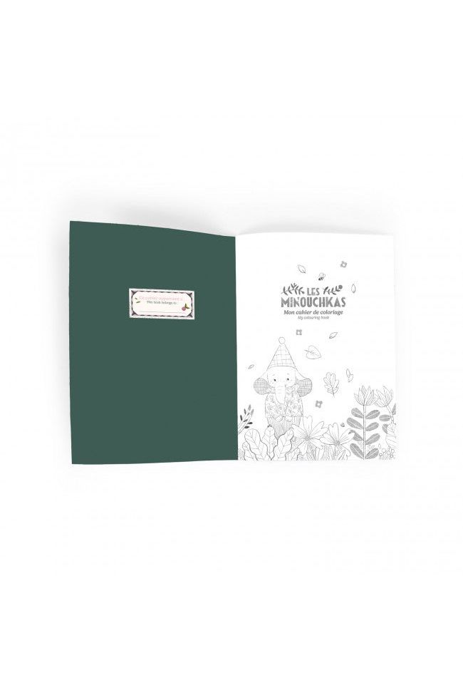 Kleurboek 36 pagina's Les Minouchkas /10 van Moulin Roty | Kids Conceptstore Le Fanfare