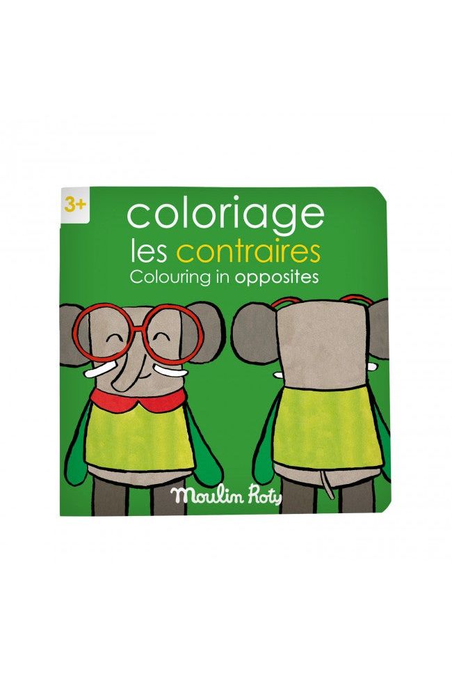 Kleurboek De Tegenstellingen van Moulin Roty | Kids Conceptstore Le Fanfare