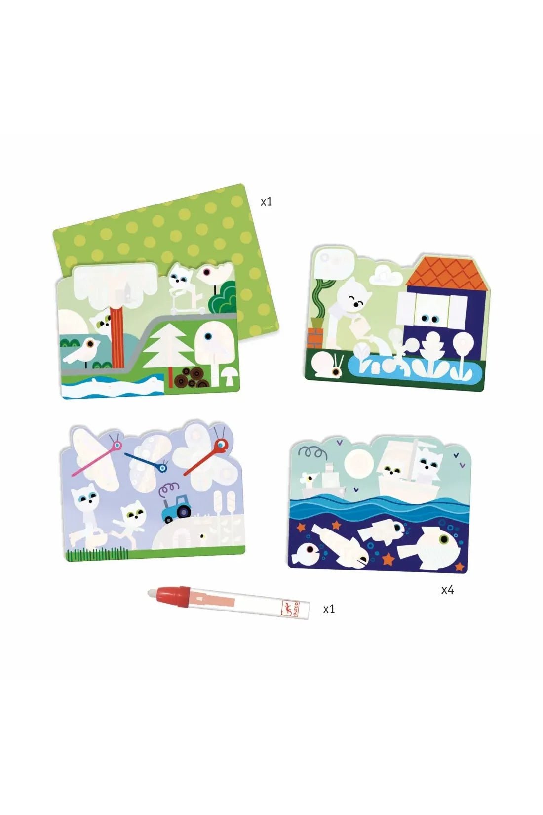 Kleuren Met Water - In De Tuin van Djeco | Kids Conceptstore Le Fanfare
