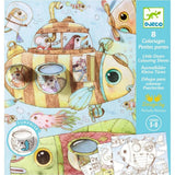 Kleurplaten - de reis van Malo van Djeco | Kids Conceptstore Le Fanfare