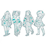 Kleurplaten Mode Angele & Vriendjes van Djeco | Kids Conceptstore Le Fanfare