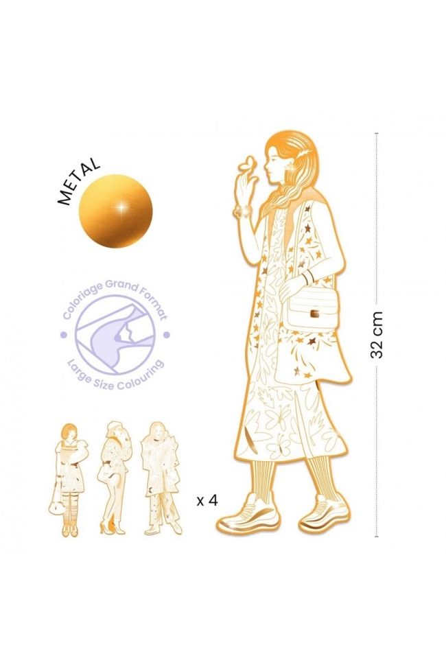 Kleurplaten Mode Scout & Vriendjes van Djeco | Kids Conceptstore Le Fanfare