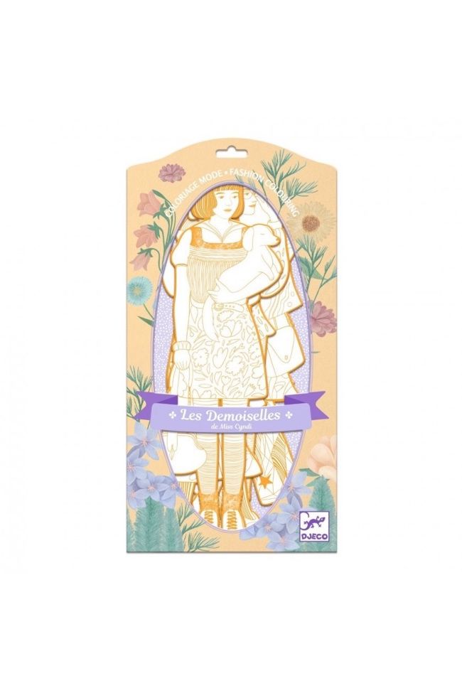 Kleurplaten Mode Scout & Vriendjes van Djeco | Kids Conceptstore Le Fanfare