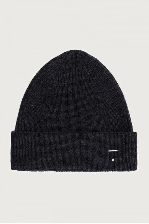 Knitted Beanie Nearly Black Melange van Gray Label | Kids Conceptstore Le Fanfare