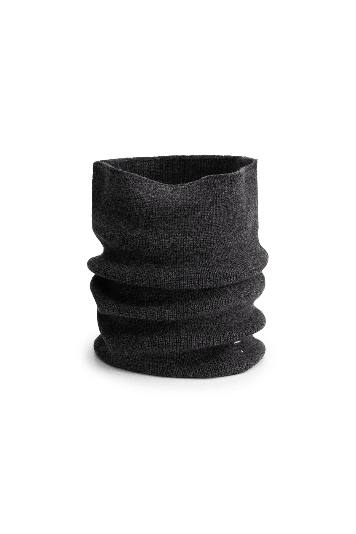 Knitted Endless Scarf Nearly Black Melange van Gray Label | Kids Conceptstore Le Fanfare