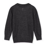 Knitted Jumper Nearly Black Melange van Gray Label | Kids Conceptstore Le Fanfare