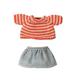 Knitted sweater and skirt, Big sister mouse van Maileg | Kids Conceptstore Le Fanfare