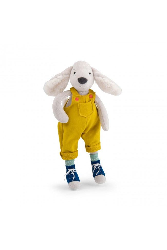 Knuffel hond Pilou geel - Puce & Pilou van Moulin Roty | Kids Conceptstore Le Fanfare
