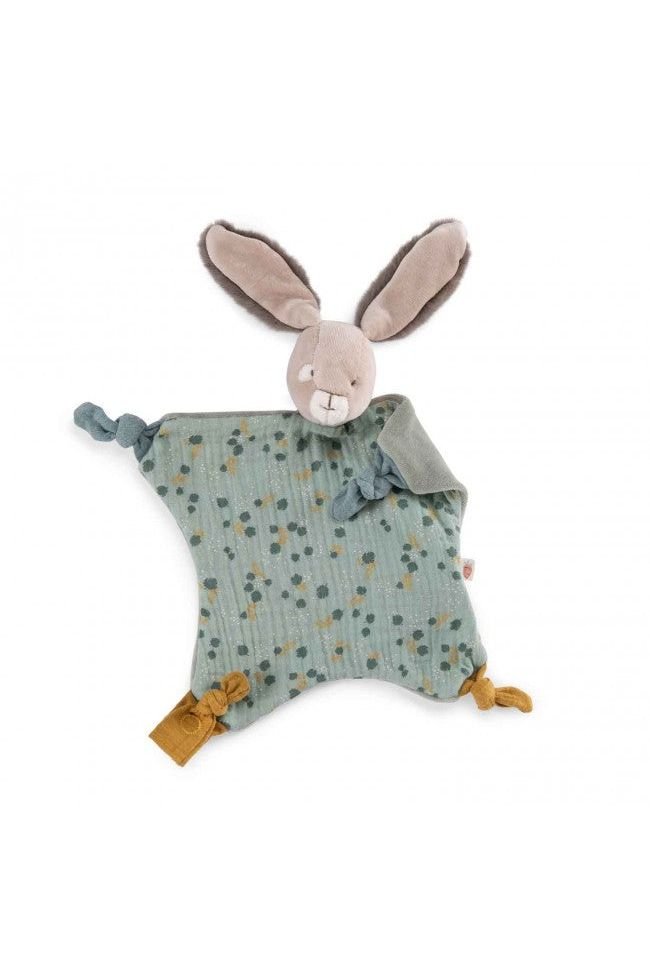 Knuffel konijn groen Trois Petits Lapins van Moulin Roty | Kids Conceptstore Le Fanfare