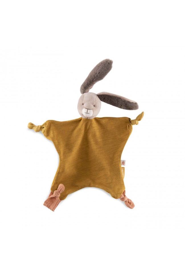 Knuffel konijn oker Trois Petits Lapins van Moulin Roty | Kids Conceptstore Le Fanfare