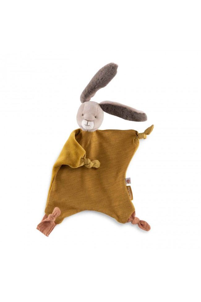 Knuffel konijn oker Trois Petits Lapins van Moulin Roty | Kids Conceptstore Le Fanfare