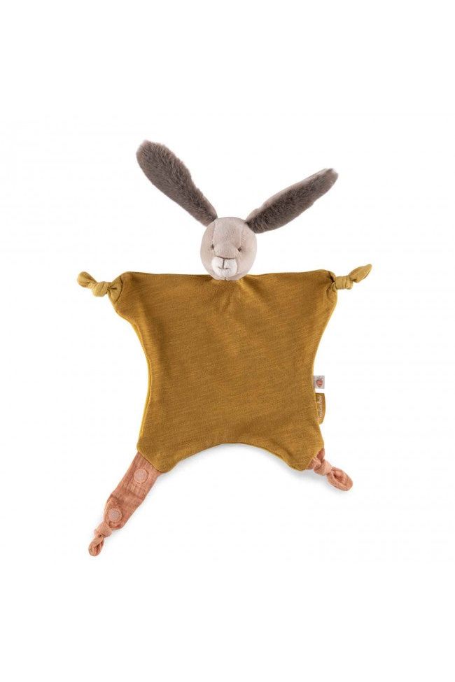 Knuffel konijn oker Trois Petits Lapins van Moulin Roty | Kids Conceptstore Le Fanfare