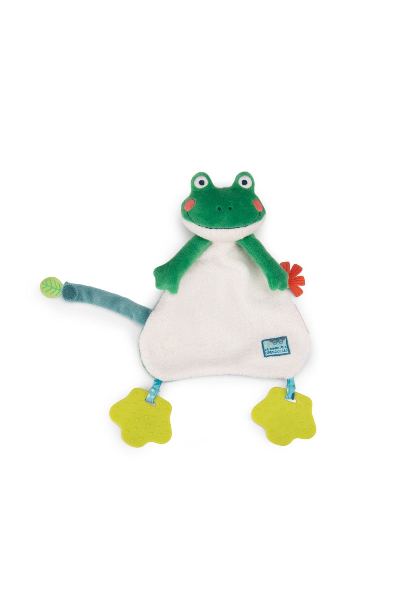 Knuffeldoek kikker - La mare aux grenouilles van Moulin Roty | Kids Conceptstore Le Fanfare