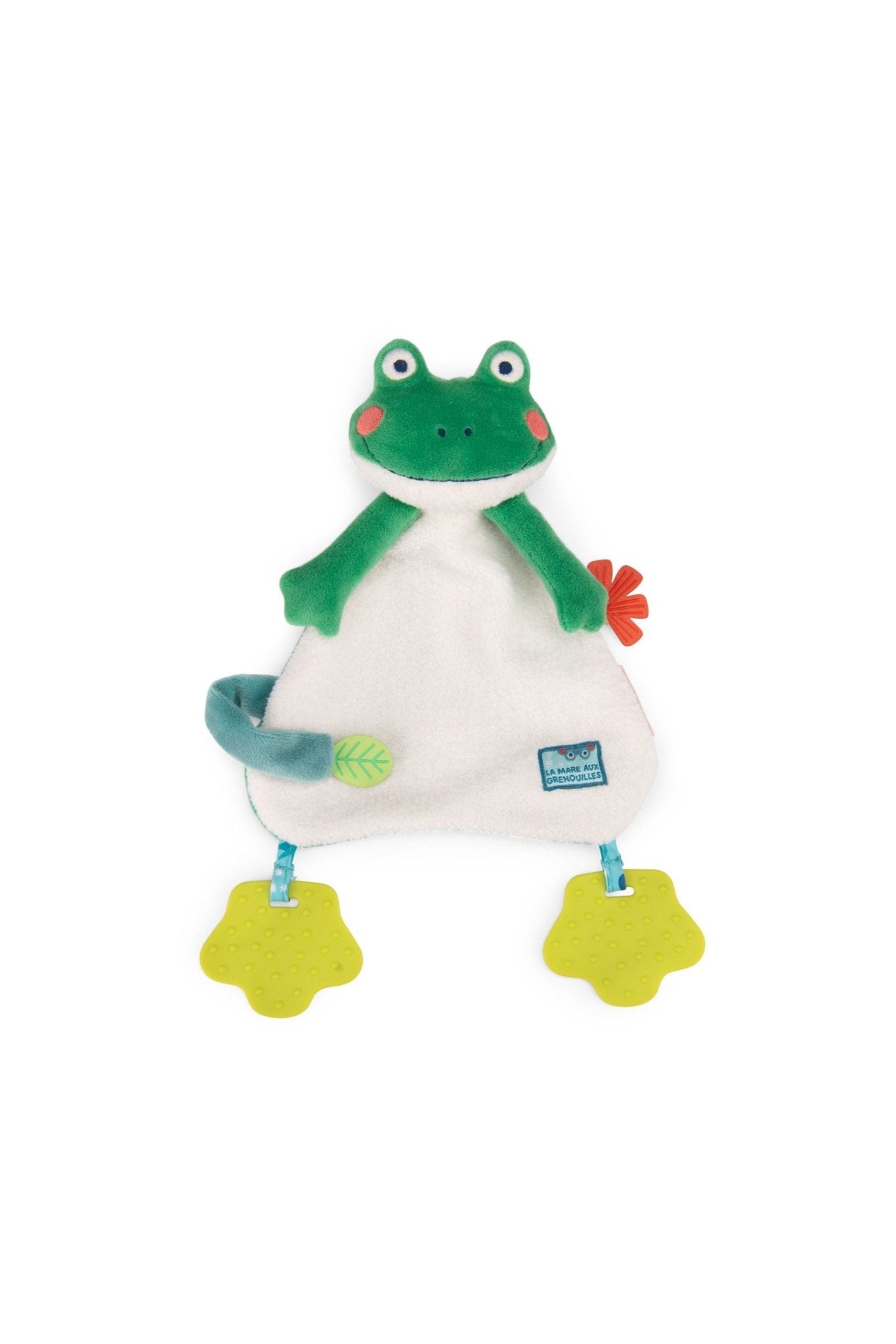 Knuffeldoek kikker - La mare aux grenouilles van Moulin Roty | Kids Conceptstore Le Fanfare