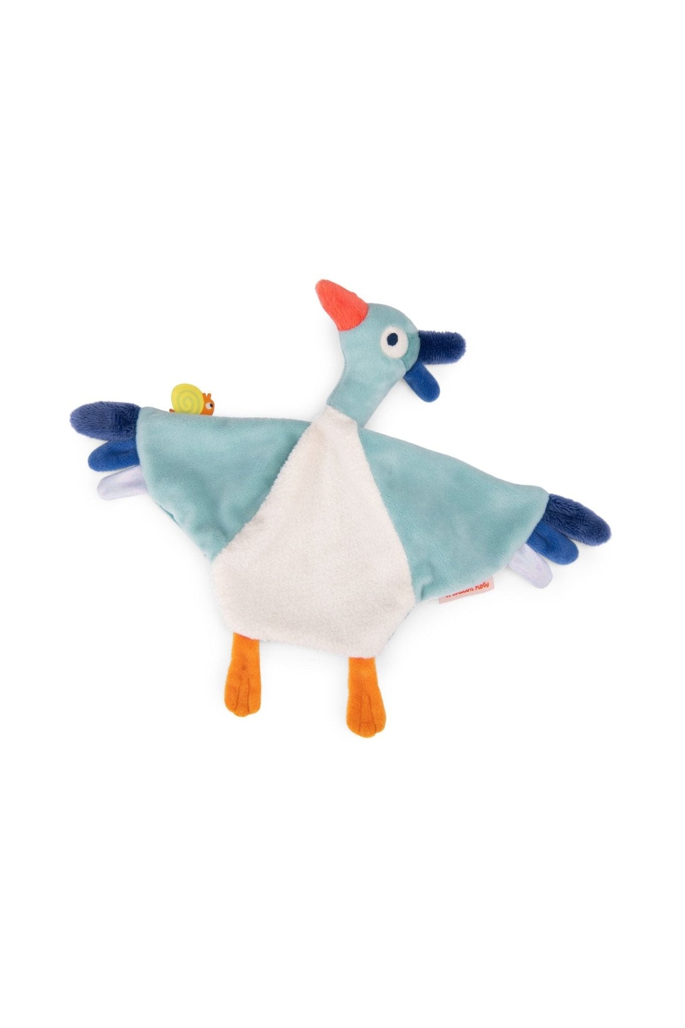 Knuffeldoek vogel - La mare aux grenouilles van Moulin Roty | Kids Conceptstore Le Fanfare