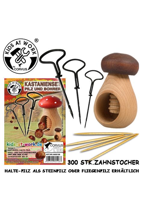 Knutselset met Kastanje van Kids at Work | Kids Conceptstore Le Fanfare