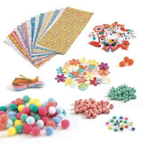 Knutselset pompons en kralen van Djeco | Kids Conceptstore Le Fanfare