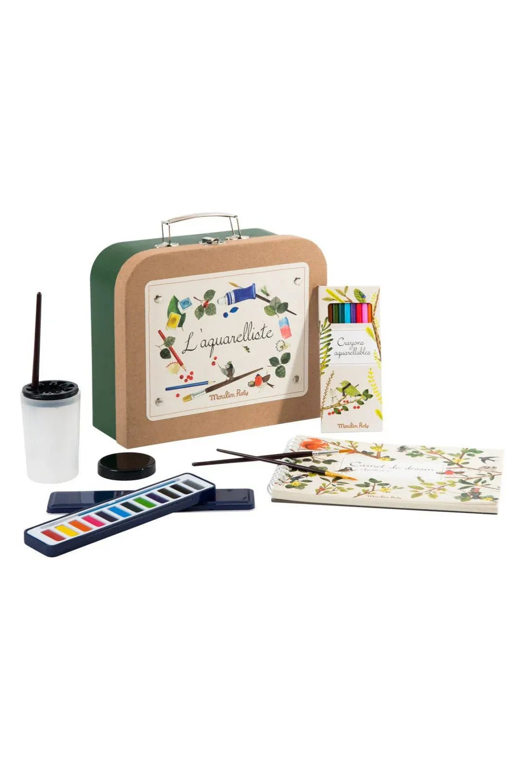 Koffertje voor de aquarelschilder - Le Jardin du Moulin van Moulin Roty | Kids Conceptstore Le Fanfare