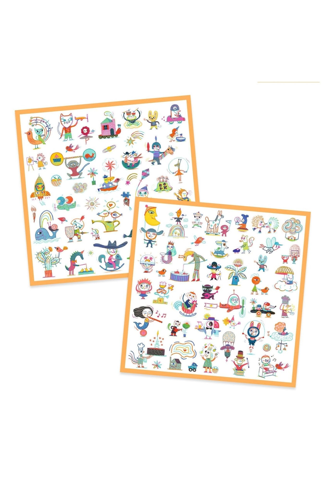 Krant - Stickers van Djeco | Kids Conceptstore Le Fanfare