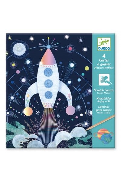Krasfolie. Ruimtevaartmissie van Djeco | Kids Conceptstore Le Fanfare