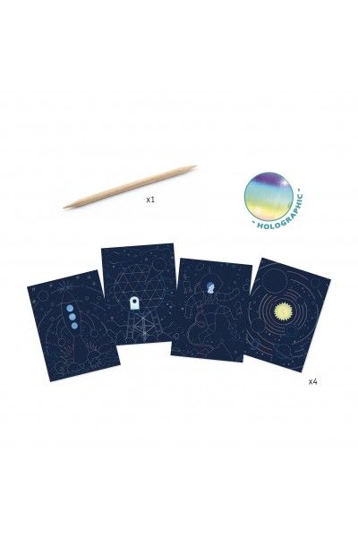 Krasfolie. Ruimtevaartmissie van Djeco | Kids Conceptstore Le Fanfare