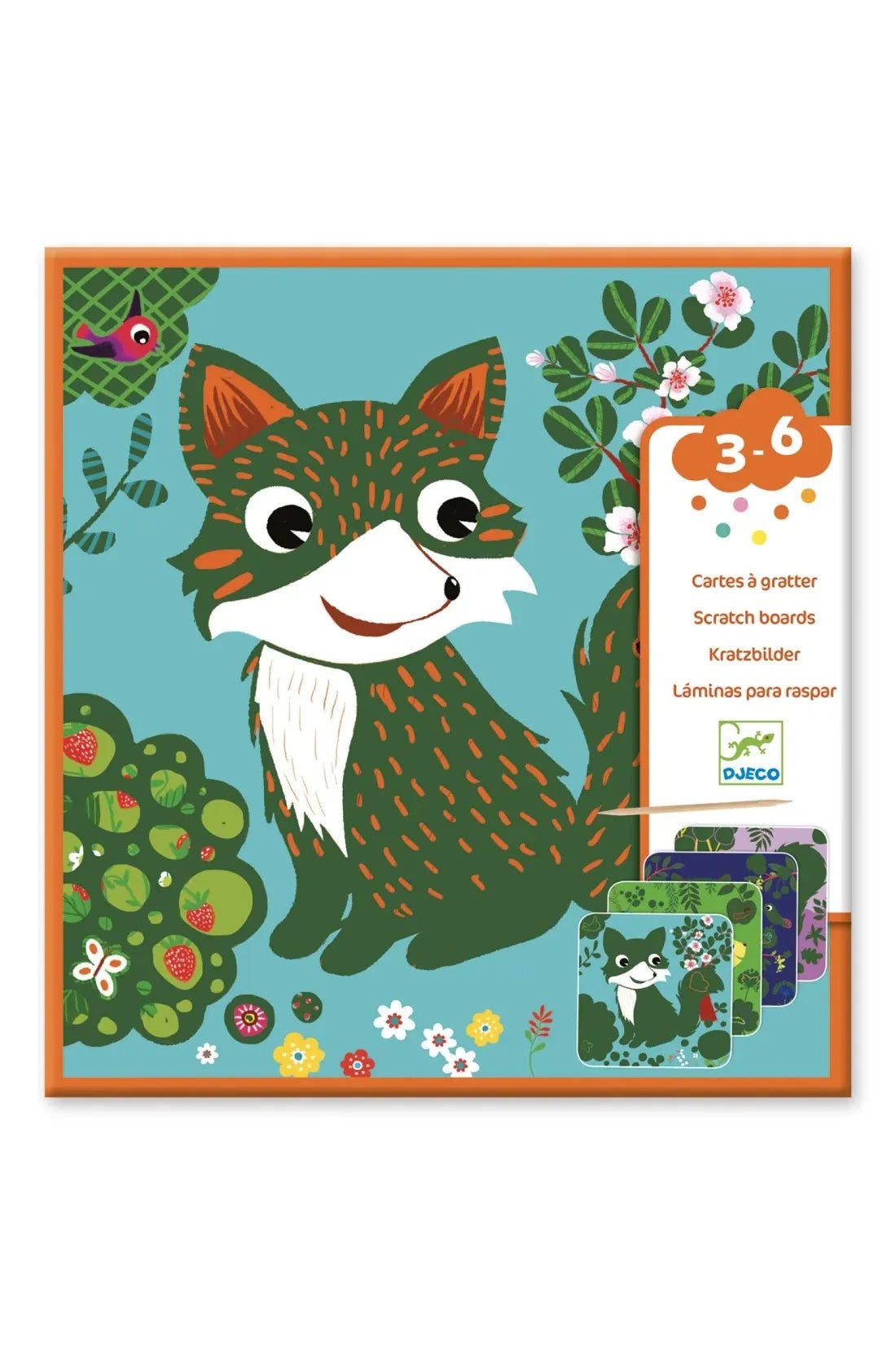 Kraskaarten Country Animals van Djeco | Kids Conceptstore Le Fanfare