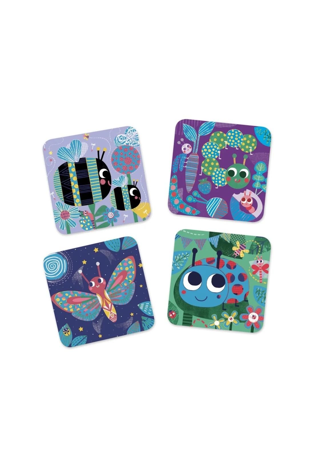 Kraskaarten. Kleine dieren. van Djeco | Kids Conceptstore Le Fanfare