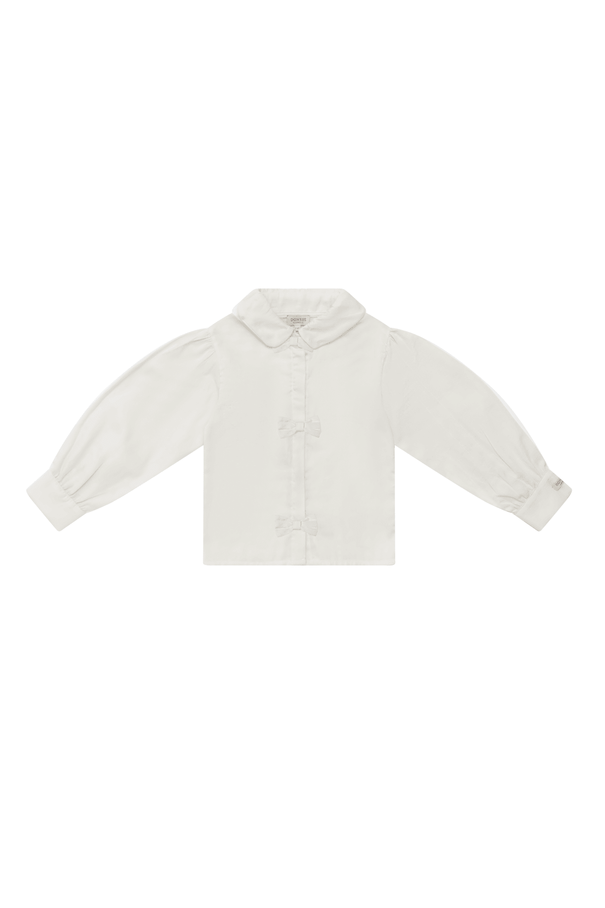 Kresi Blouse - Bows - Off White van Donsje Amsterdam | Kids Conceptstore Le Fanfare