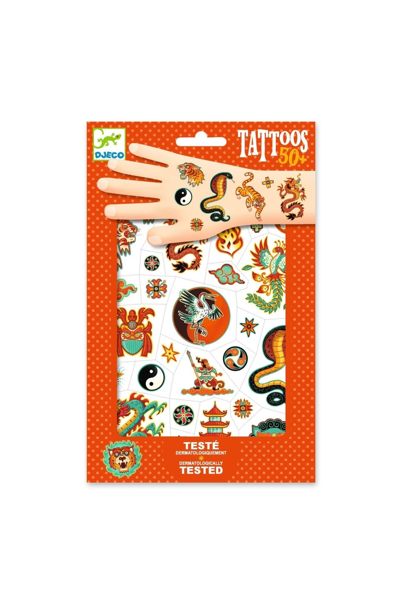 Krijgersgeest - Tattoos van Djeco | Kids Conceptstore Le Fanfare