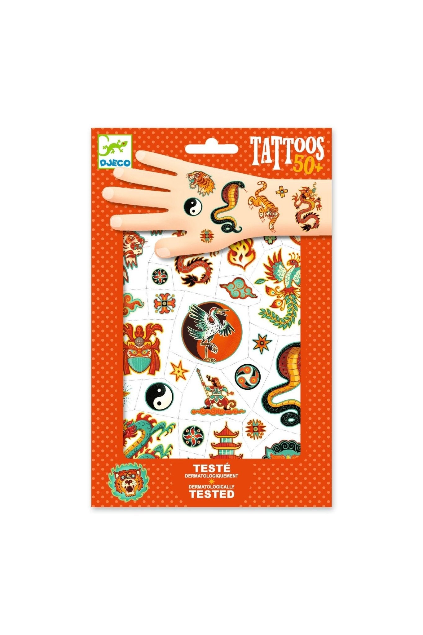 Krijgersgeest - Tattoos van Djeco | Kids Conceptstore Le Fanfare